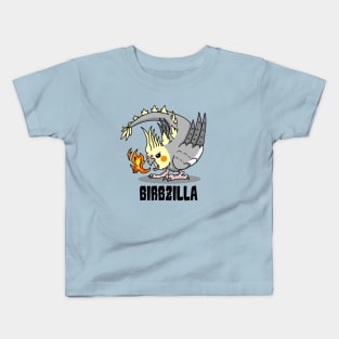 The Cockatiel Known as Birbzilla Kids T-Shirt